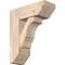 Ekena Millwork Balboa Slat Smooth Bracket w/ Offset Brace, Douglas Fir, 7 1/2"W x 20"D x 24"H BKT0806X20X24BOA06SDF - alternate 1